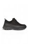 Lace-Up Rubber Non-Slip Sole Black Nubuck Genuine Leather Men's Outdoor Trekking Shoes 6K3256-25283