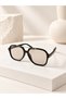 Aspen Women's Men's Unisex Metal Square Bone Pilot Sunglasses with Uv400 Protection, Case and Cleaning Cloth as a Gift - 7