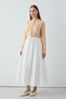 Ribbed Skirt Ecru - 4
