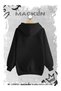 Unisex Women Men Japanese Letter Design Printed Sweatshirt - 2