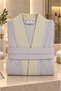 Serenity |   Kimono Premium Women's and Men's Bathrobes |   100% Cotton, Patterned, 1300Gr |   High Gram Weight, Fast Drying, and High Water Absorption - 6