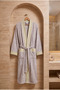 Serenity |   Kimono Premium Women's and Men's Bathrobes |   100% Cotton, Patterned, 1300Gr |   High Gram Weight, Fast Drying, and High Water Absorption - 5