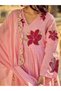 Baby Pink Floral Embroidered Palazzo Suit Set - HRT9000 | Baby Pink-Size:2XL-44-Inches - 5