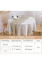 Rustic Cotton Linen Table Cloth, Tablecloths for Rectangle Tables, Waterproof Washable Tablec - 2