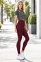 Defne Women's Sports Tights, High Waist, Stretchy, Tights New - 2