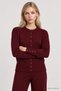 Snap Fastener Bottom-Top Knitwear Set Lpn0017 Mürdüm - 3