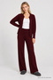 Snap Fastener Bottom-Top Knitwear Set Lpn0017 Mürdüm - 4