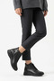 Sopela Side Zipper Tied Genuine Leather Women's Boots Black Skin - 3