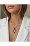 Pure Copper Necklace with Labradorite Stone Special Design - 3