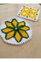 Hand Knitted Bath Washcloth, 2-Piece Bridal Trunk Washcloth Set - Round and Square Soap Dish Washcloth Set - 6
