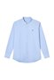 Men Slim Cotton Embroidered Oxford Shirt