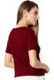 Women's V-Neck Short Sleeve Solid Basic Regular Top (MOAW17TP08) - 4
