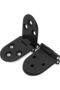 4Pcs Heavy Duty Folding Table Hinges, Folding Flip Top Hinge, 180 Degree Round Edge Hinge for Foldin - 3