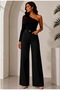 Women's Black Palazzo High Waist Jeans
