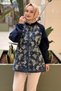 Fuat Gürşen Butterfly Patterned Sequin and Bead Embroidered Lined Cap with Front Zipper - 2