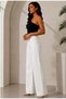 Women's White Palazzo High Waist Jeans - 2