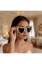 White Heart Sunglasses – with Rhinestones, Crystal Detailing, Bride to Be, Bachelorette, Birthday