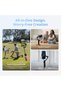 Osmo Mobile 8 Gimbal Stabilizer for Phone, Native Tracking with Audio & Lighting, 360° Pan Rotation, Built-in Extension Rod & Tripod, 10h Battery, Extension Rod, Robust 3-Axis Stabilization - 6