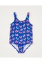 Bowknot Printed Girls' Swimsuit - 3
