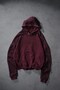 Erkek Bordo Redemption Patch Oversize Hoodie - 4