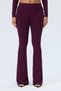 PRO-TECHNICAL FLARED LEGGINGS - MULBERRY