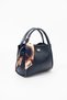 Women's Stylish Crossbody Hand and Shoulder Bag with Scarf Detail and 4 Compartments - 4