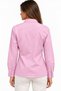 Women's Pink Long Sleeve Basic Shirt - 6