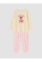 Rmz Gi̇yi̇m Farkiyla Printed Girls' Pajama Set - 3