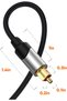 كابل صوت بصري رقمي من CableCreation بطول 15 قدمًا، كابل Toslink ذكر SPDIF - 6