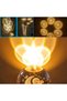 Astronaut Figure Led Lighted Glass Globe Night Lamp with Wooden Stand - 3