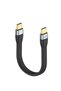 كابل USB-C قصير 6 بوصات، سلك شحن سريع من USBC إلى USBC بتقنية PD