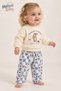Baby Girl Set with Rabbit Print and Strawberry Pattern Pants, 2-Piece Seasonal Set for 6 9 12 18 24 Months - 6