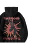 Black Unisex Oversized Hoodie - Travis Scott Telekinesis Printed Streetwear Sweatshirt with Kangaroo Pocket - 3