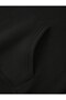 Black Unisex Oversized Hoodie - Butterfly Metallica Printed 3 Thread Ş Fleece-Lined Kangaroo Pocket Sweatshirt - 4