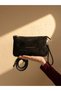 Women's Suede Hand and Shoulder Bag 26X16 cm - 3