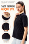 Women's Basic Crew Neck Short Sleeve Solid T-Shirt - 2