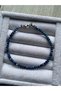 Lapis Lazuli Stone Minimal Steel Bracelet Handmade Suitable for Men/Women - 3