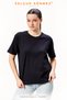 Women's Basic Crew Neck Short Sleeve Solid T-Shirt - 3