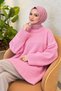Wide Sleeve Ribbed Knitwear Tunic Sweater - 5