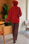 Wide Sleeve Ribbed Knitwear Tunic Sweater - 5