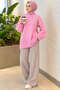 Wide Sleeve Ribbed Knitwear Tunic Sweater - 3