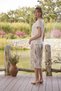 Floral Patterned and Printed You Are Awesome Capri Set - 5