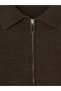 Peak New Season Brown Regular Fit Men's Knitwear Cardigan - 2