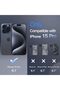 Magnetic Matte Case for iPhone 15 Pro, Black - 2