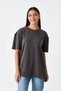 Gray Premium Oversize Basic T-Shirt – Silky Textured Special Cupra Interlock Fabric - 7