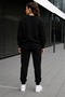 Zero-Collar Shardooned Sweatshirt Seasonal Thin Paris Printed Women'S/Men's Unisez - 2