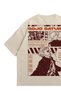 Unisex Cream Oversize T-Shirt - Gojo Saturo Anime Printed 100% Cotton Crew Neck T-Shirt - 3