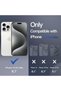 Magnetic Matte Case for iPhone 15 Pro, Black - 2