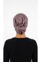Knotted Cotton Melted Dark Powder Ready-To-Wear Turban Hijab Bonnet Medical Suitable - 9