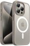 Magnetic Matte Case for iPhone 15 Pro, Black